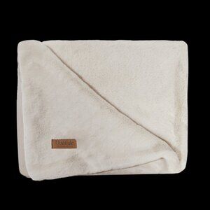 Unhide Lil Marsh Small Blanket with Knob and Loop in Beige Bear